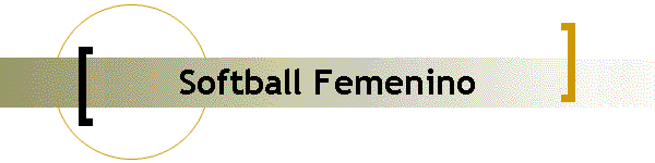 Softball Femenino